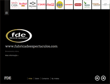 Tablet Screenshot of fabricadeespectaculos.com